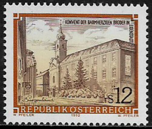 Austria #1470 MNH Stamp - Monastery of the Hospitalers