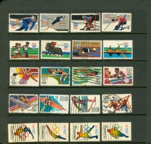 United States of America Olympics , 20 stamps