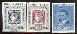Argentina Scott 651-653 MNH**  