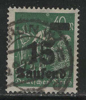 Germany Reich Scott # 243, used, variation color, exp h/s