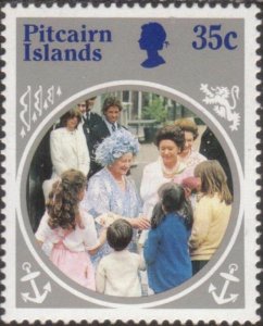 Pitcairn Islands 1985 SG269 35c Queen Mother MNH