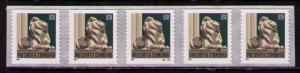 US Sc# 3447 MNH FVF Strip5 P#S33333 Lion NY Public Library