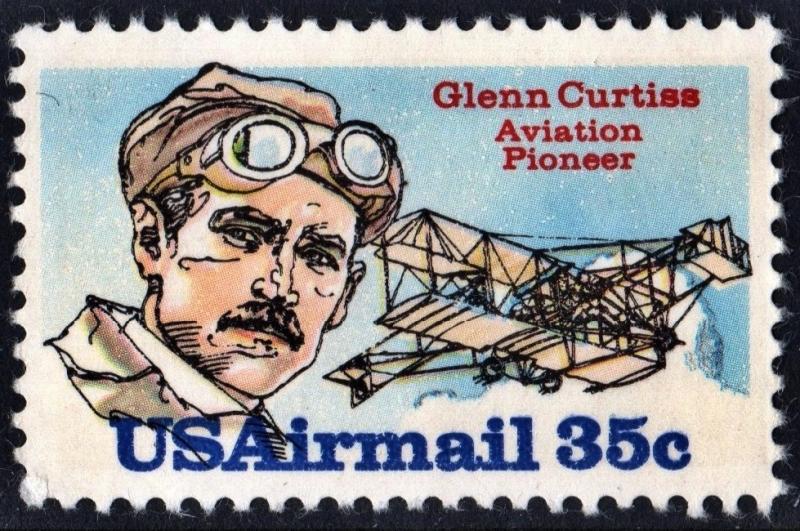 SC#C100 35¢ Glenn Curtis Single (1980) MNH