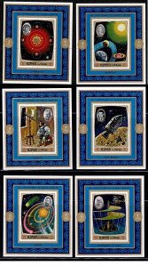 Ajman - Johannes Kepler SS imperf MNH set of 6