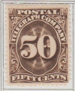 U.S. Scott #15T4 Telegraph Stamp - Mint Single