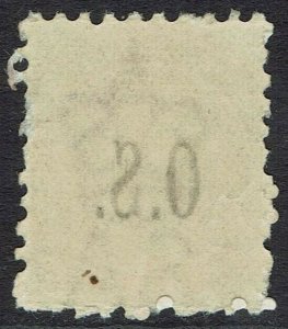 SOUTH AUSTRALIA 1891 QV OS 2D MNH ** WMK CROWN/SA SG W13 PERF 10 