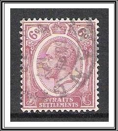 Straits Settlements #156 KG V Used