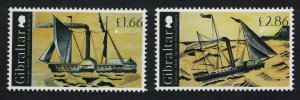 Gibraltar 19th-century Packet Ships 2v 2020 MNH SG#1898-1899