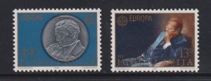 Yugoslavia #1467-1468  MNH 1980  Europa . Tito