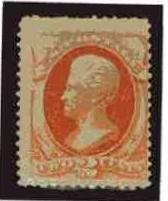 Scott #183 Jackson Two Cents 1879 Mint & Lightly Hinged.