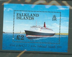 Falkland Islands #572 Mint (NH) Souvenir Sheet