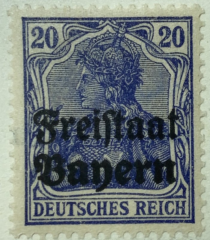 AlexStamps BAVARIA #182 VF Mint 