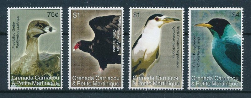 [108766] Carriacou & Petite Martinique 2007 Birds vögel Heron Vulture  MNH 