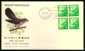 #1067 Cuckoo Romaji Definitives - NCC Cachet