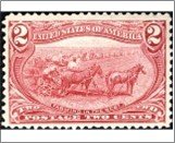 USA 1898 Used SC286 Farming in the West, Horses (Equus ferus caball*STOCK IMAGE*