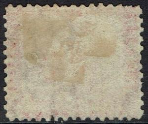 WESTERN AUSTRALIA 1864 SWAN 4D WMK CROWN CC REVERSED PERF 12.5 