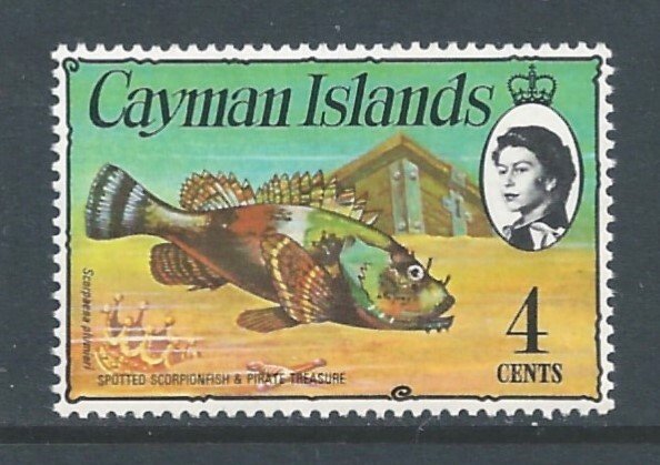 Cayman Islands #333 NH 4c Marine Life Defin. Wmk 314