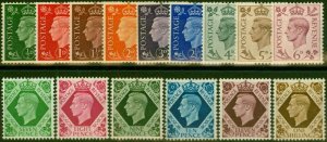 GB 1937-47 Set of 15 SG462-475 Fine MNH