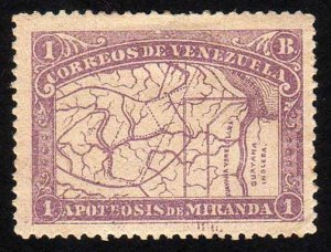 1896 - Venezuela - Miranda - Scott 141 - 1b. - MLH