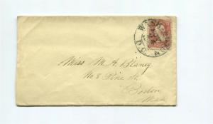 #65 WASHINGTON DC Cancel - Nice CIVIL WAR era cover