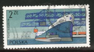 Poland Scott 2192 Used 1976  favor canceled Ship stamp