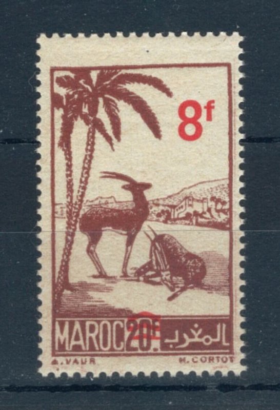 French Morocco 1948 Stamp of 1939 surch 8f. MNH. Sg 352