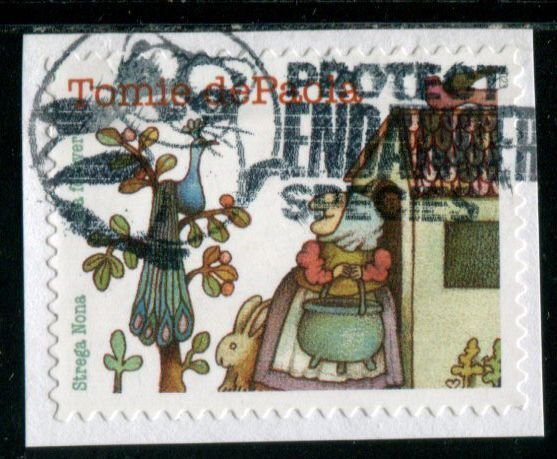 5797 US (63c) Tomie dePaola SA, used on paper