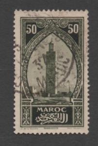 French Morocco  Scott#  105  used single