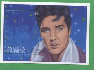 Elvis Presley Commemorative Stamp Featuring Autograph 1958 - Antigua E26