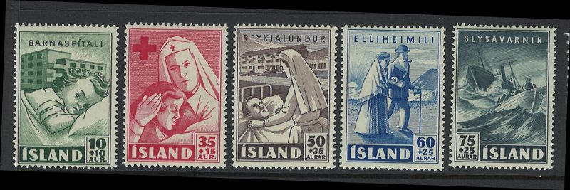 Iceland Scott B7-B11! MVLH! Complete Set!