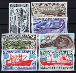 FSAT TAAF 69-75 MNH Ships Fish Marine Life Polar Antarctic ZAYIX 0324S0073