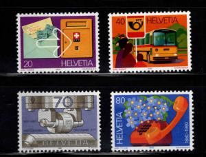 Switzerland Scott 687-690 MNH** 1980 stamp set