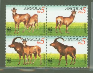 Angola #781-784  Single (Complete Set) (Fauna)