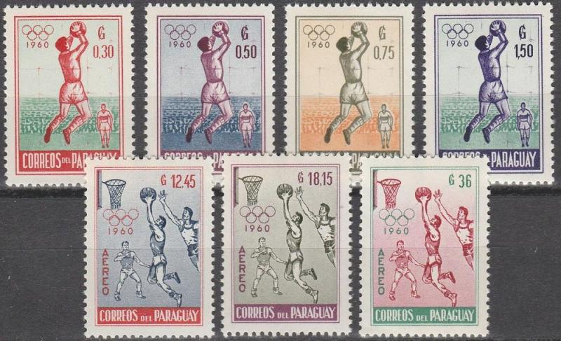 Paraguay #556-9, C262-4  MNH F-VF (SU3427L)