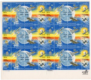 Scott #1919a (1912-19) Space Achievement Full Sheet of 48 Stamps - MNH #1