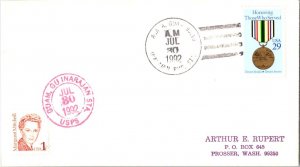 Guam 1c Mitchell Great Americans and 29c Desert Shield-Desert Storm 1992 Agan...