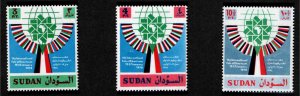 SUDAN Scott 302-304 MNH** Khartoum Fair set