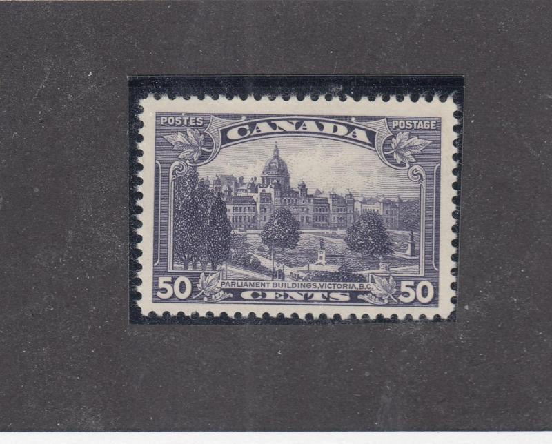 CANADA # 226 VF-MNH 50cts PARLIAMENT VICTORIA B.C. CAT VALUE $60+