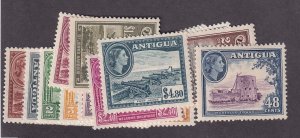 Antigua Scott # 107 - 121 set VF OG mint lightly hinged scv $ 78 ! see pic !