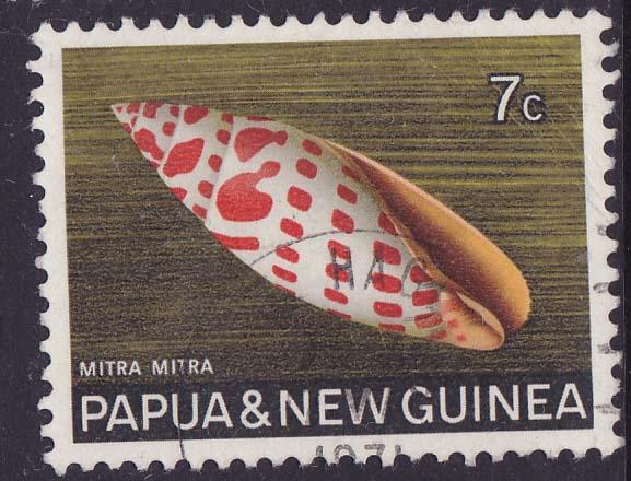 Papua & New Guinea 1968 Sea Shells \Episcopal mitre\ used