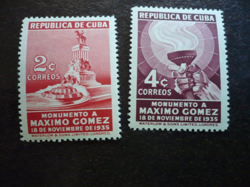 Stamps - Cuba - Scott# 332-336, C22-C23, E9 Mint Hinged Set of 8 Stamps