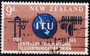 New Zealand. 1965 9d S.G.828  Fine Used