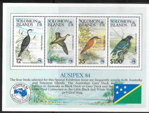 Solomon Islands  #538a AUSIPEX '84  S/S (MNH) CV$6.50