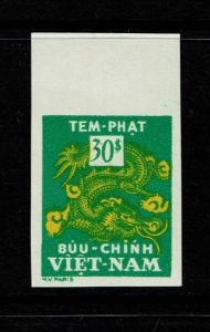 Vietnam SC# J12, Imperf, Mint Hinged, Hinge Remnant - Lot 100117