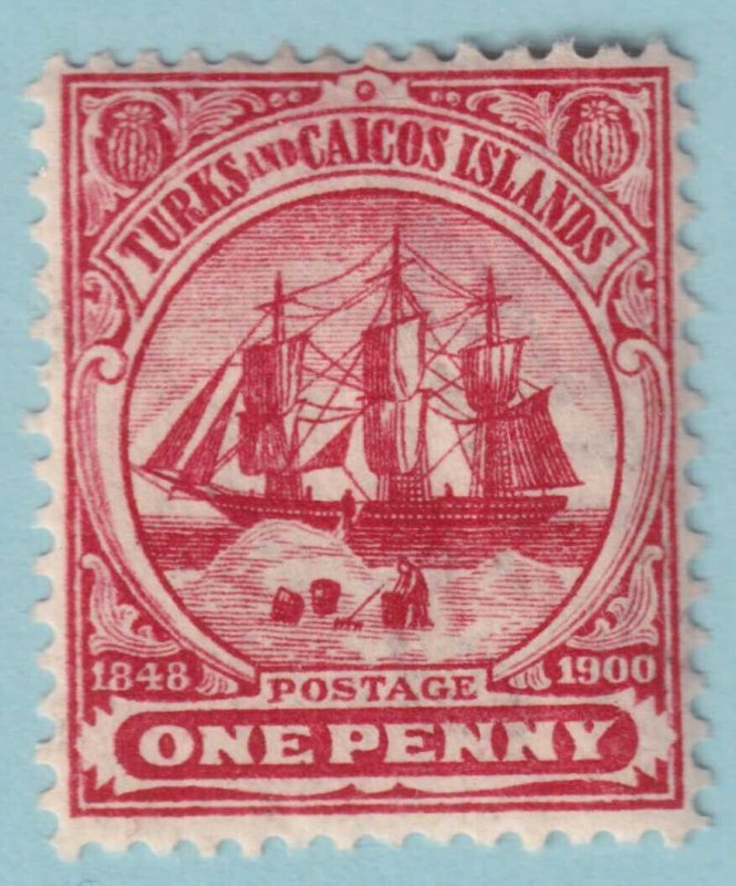 TURKS & CAICOS ISLANDS 2  MINT HINGED OG * NO FAULTS VERY FINE! - UEB