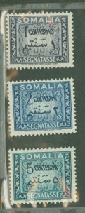 Somalia (Italian Somaliland) #J55-J57 Unused