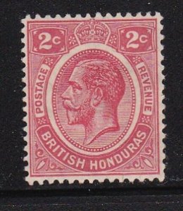 Album Tesori British Honduras Scott# 94 2c George V come Nuovo Incernierato