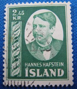 ICELAND 1954  - SCOTT # 285   USED