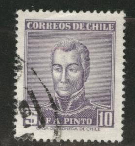 Chile Scott 295 used 1956 stamp