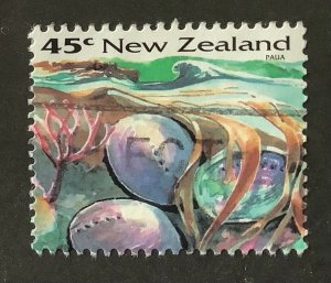 New Zealand 1993 Scott 1170 used - 45c, marine life